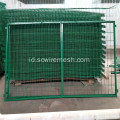 Stasiun Kereta Api Bingkai PVC Pagar Wire Mesh